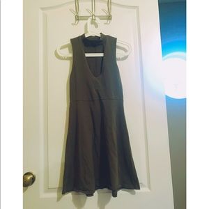 Express, green mini a line dress. Sz s.